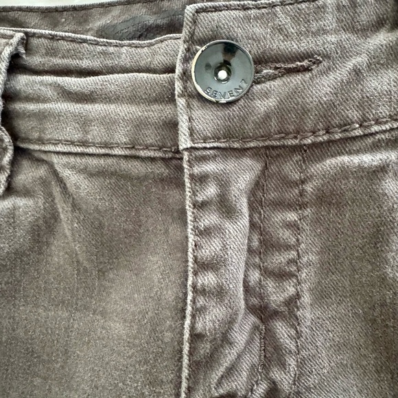 Seven7 Women's Medium Wash Gray Skinny Straight Leg Jeans Size 8 - Picture 3 of 8